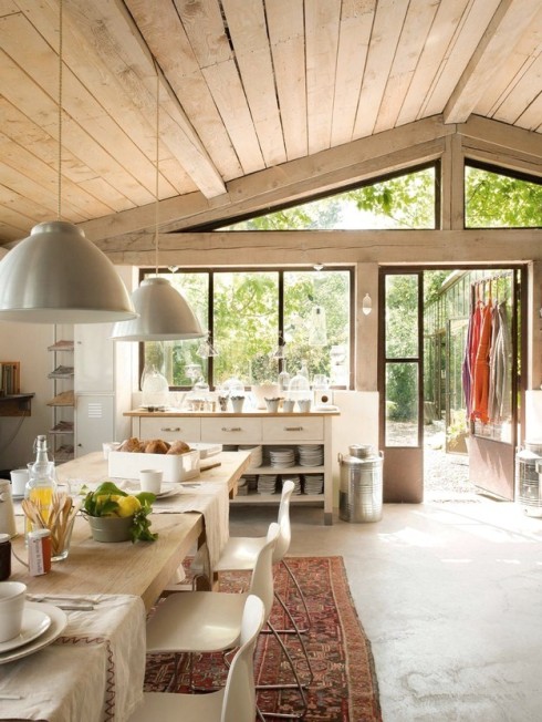 French country style kitchen